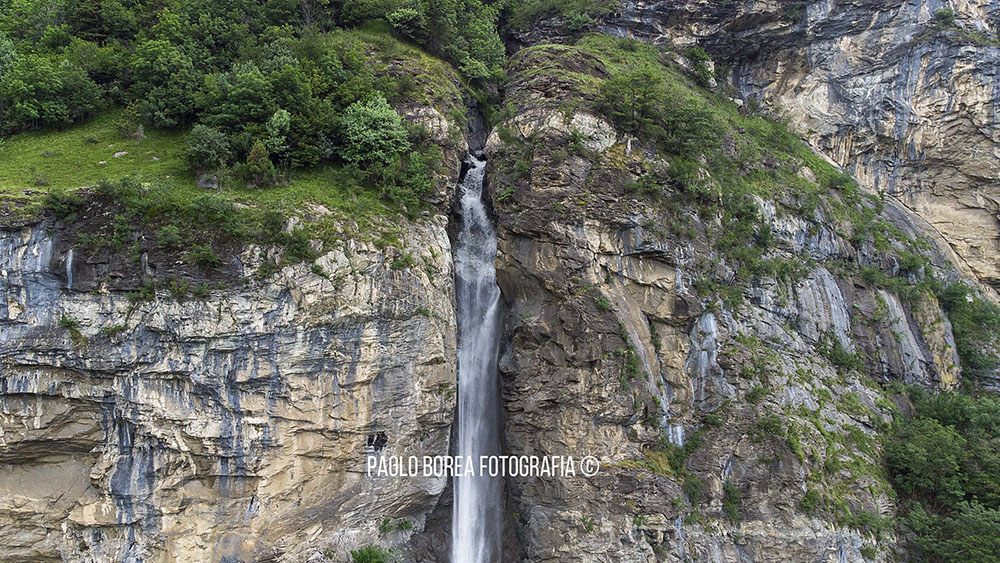 In volo sulle cascate di Novalesa - Paolo Borea